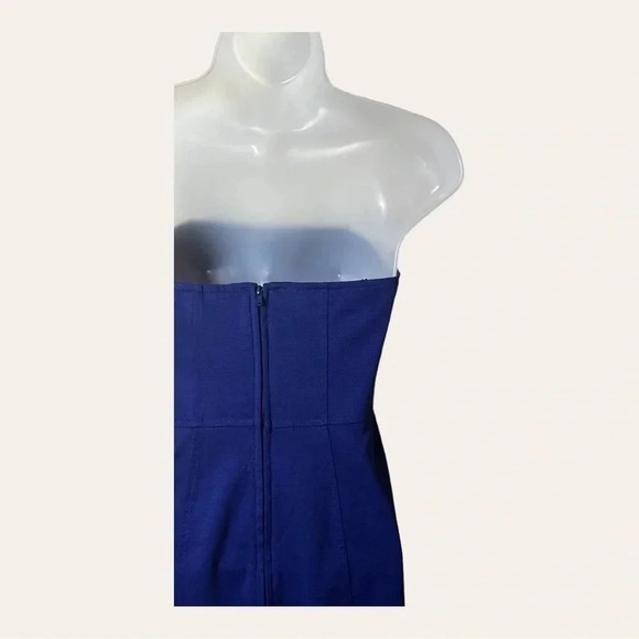 1587. FOREVER 21 STRAPLESS DRESS ROYAL BLUEIN COLOR SIZE XSMALL BODYCON STYLE - Picture 7 of 8